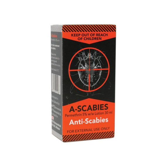 A-Scabies Permethrin 5% Lotion