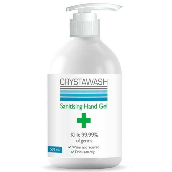 Crystawash Hand Sanitiser Gel
