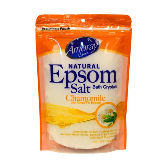 Amoray Care Chamomile with Green Tea Epsom Salt 454g