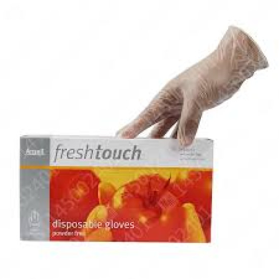 Ansell Freshtouch Disposable Gloves Powder Free Large Size 100s