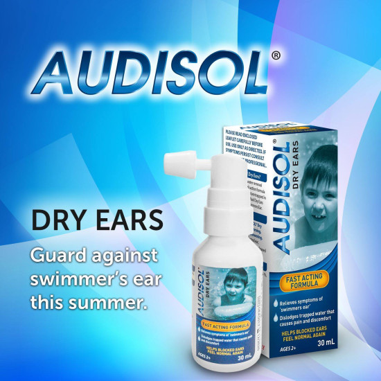 Audisol Dry Ear Swimmer's Ear