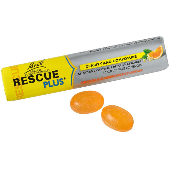 Bach Flower Remedies Rescue Remedy Plus 10 Lozenges