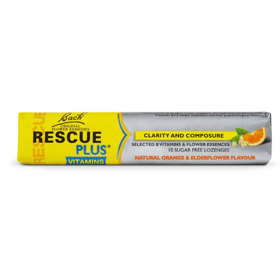 Bach Flower Remedies Rescue Remedy Plus 10 Lozenges