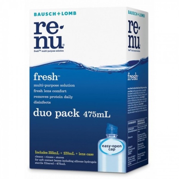 Bausch + Lomb Renu Fresh Duo Pack 475ml