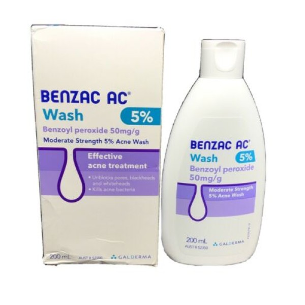 Benzac AC Acne Wash 5% 200ml