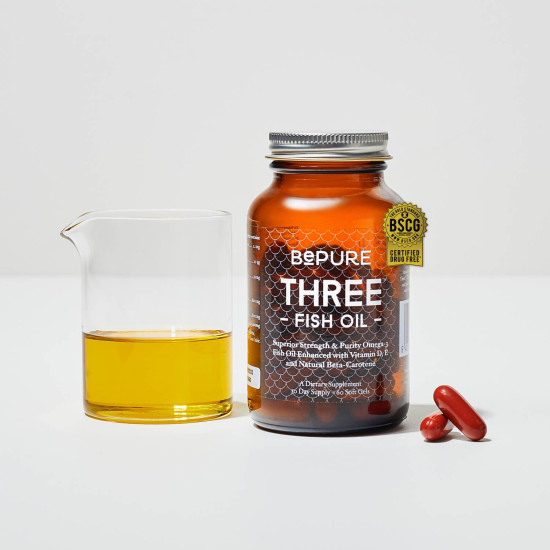 BePure Three Fish Oil 60 Capsules