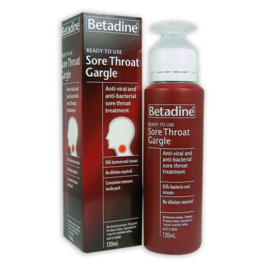 Betadine Sore Throat Gargle Ready To Use