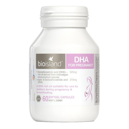 Bio Island DHA For Pregnancy 60 Softgel Capsules