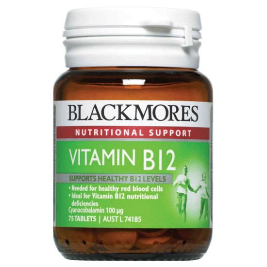 Blackmores Vitamin B12 75 Tablets