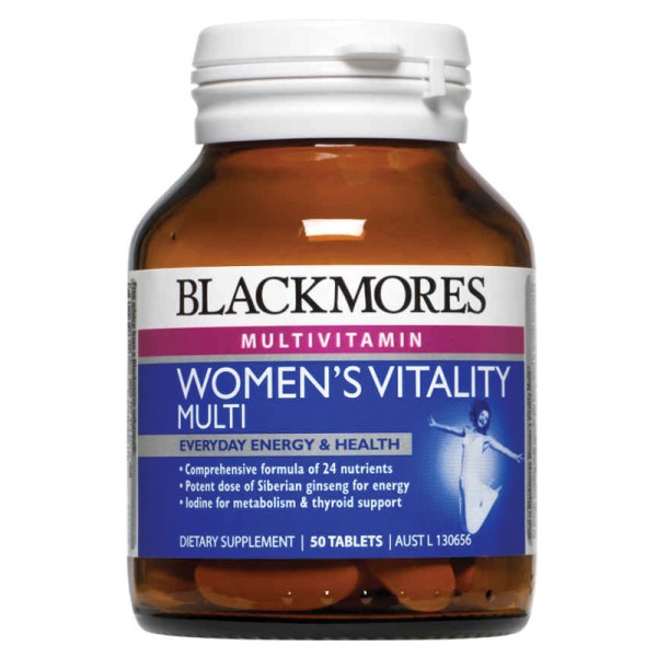 Blackmores Women's Vitality Multi 50 Tablets