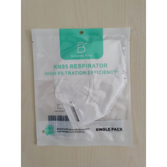 Breathe Free KN95 Respirator Face Mask