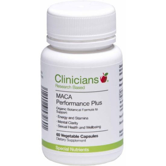 Clinicians Maca Performance Plus 60 Capsules