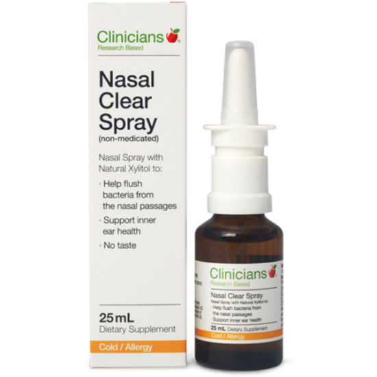 Clinicians Nasal Clear Spray 25ml