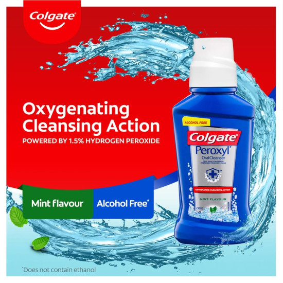 Colgate Peroxyl Oral Cleanser Mouth Wash