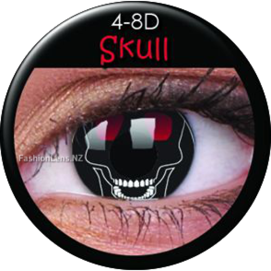 ColourVue Crazy Lens - Skull