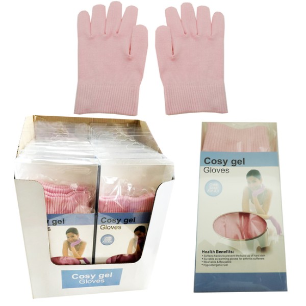 Cosy Gel Gloves Pink Colour