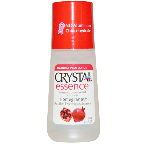 Crystal Mineral Deodorant Roll On Essence Pomegranate 66ml