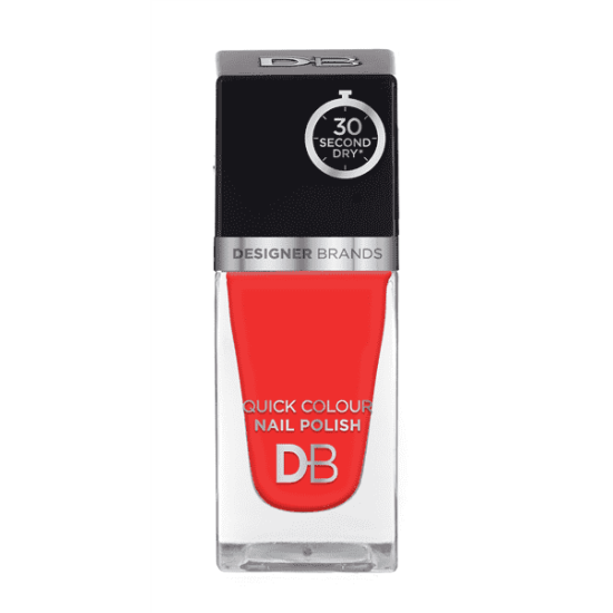 Designer Brands Quick Colour Nail Polish 15.5ml Lava