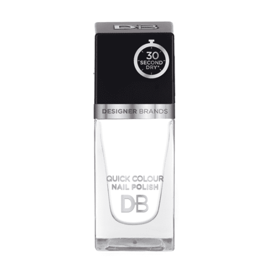 Designer Brands Quick Colour Nail Polish 15.5ml Snow White