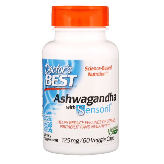 Doctor's Best Ashwagandha 125mg 60 Capsules