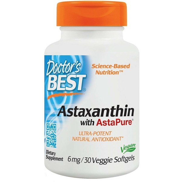 Doctor's Best Astaxanthin 6mg 30 Softgels