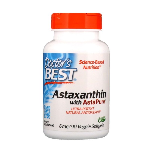 Doctor's Best Astaxanthin 6mg 90 Softgels