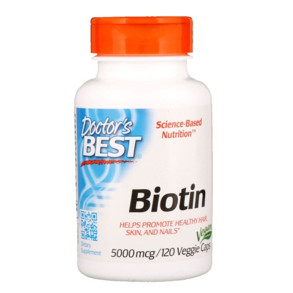 Doctor's Best Biotin 5000mcg 120 Capsules