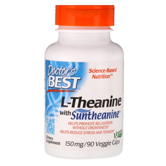 Doctor's Best L-Theanine with Suntheanine 150mg 90 Capsules