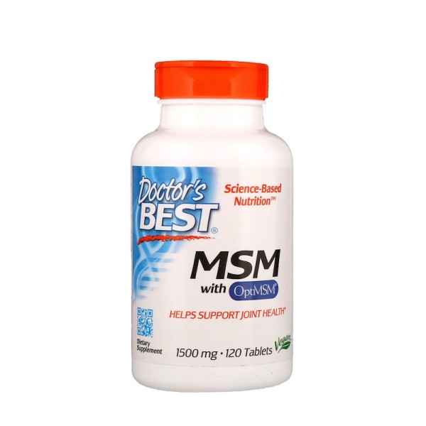 Doctor's Best MSM 1500mg 120 Tablets