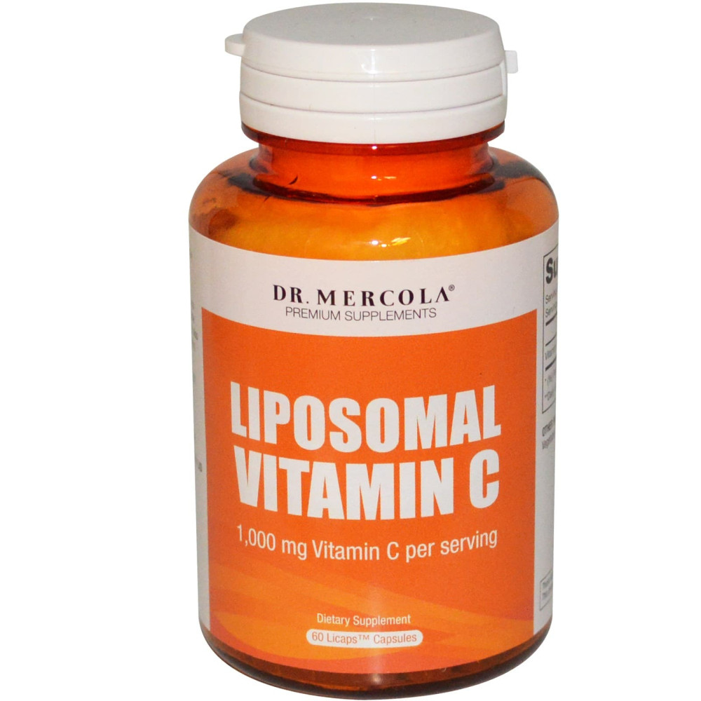 Dr. Mercola Liposomal Vitamin C 1000mg 60 Capsules - Birkenhead ...