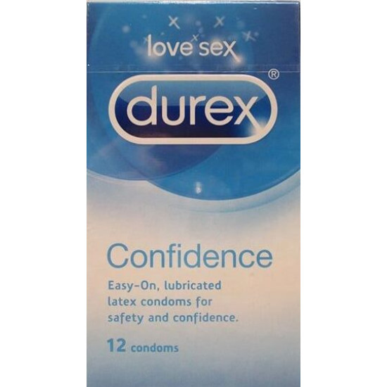 Durex Confidence Condoms 56mm Width 12 Pk