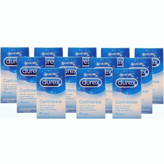 Durex Confidence Condoms 56mm Width 12 x 12 Pk