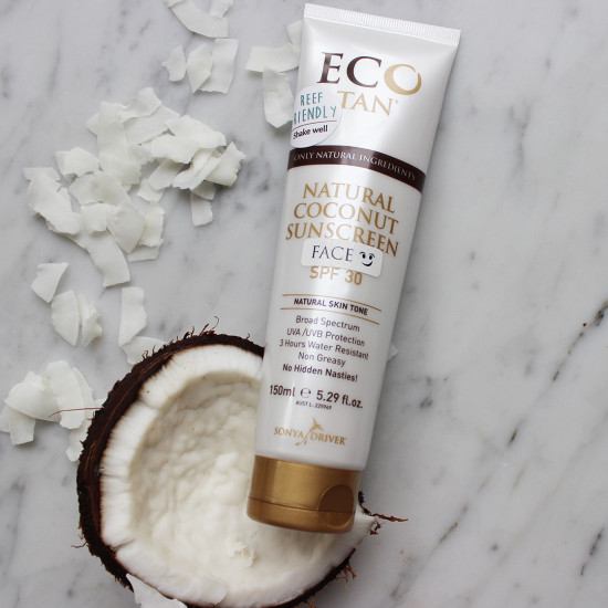 Eco Tan Natural Coconut Sunscreen SPF30 150ml Tube