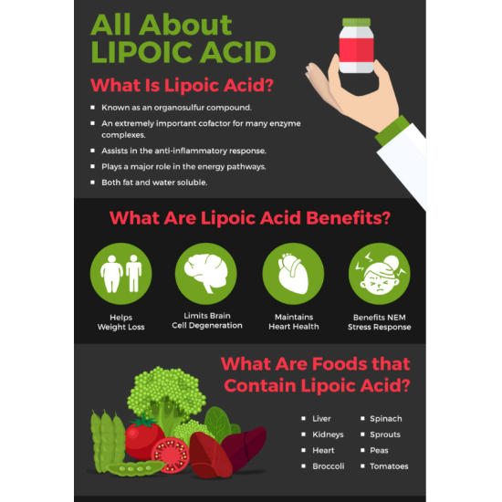 Alpha Lipoic Acid ALA - upport Healthy Blood Sugar