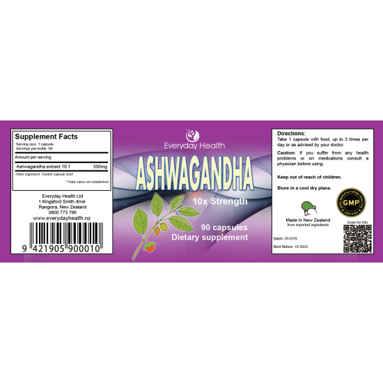 Everyday Health Ashwagandha 90 Capsules