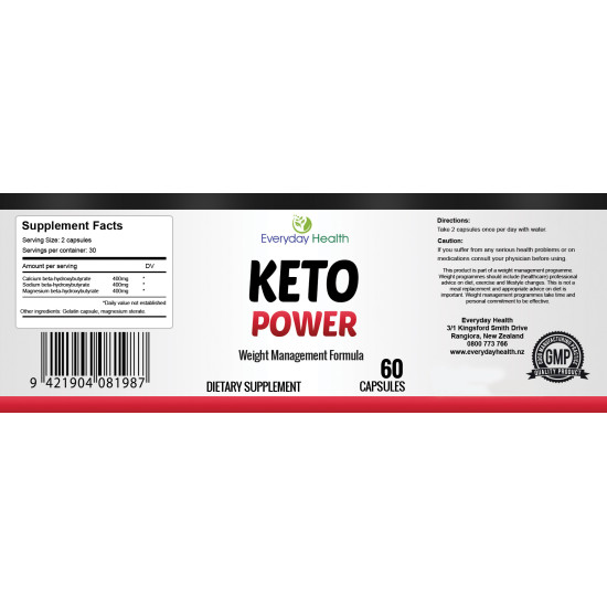 Everyday Health Keto Power Weight Management 60 Capsules