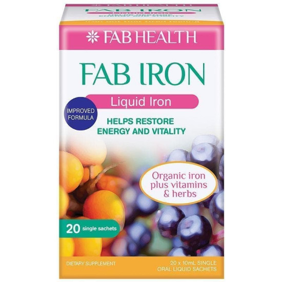 Fab Iron Liquid 10ml 20 Sachets