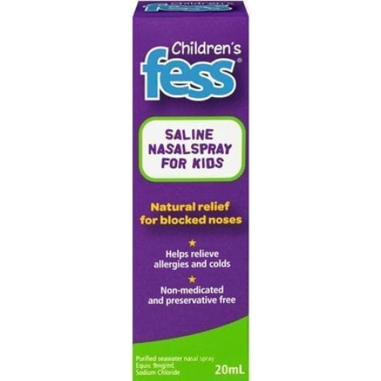 Fess Childrens Saline Nasal Spray 20ml