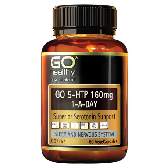 GO Healthy GO 5HTP 160mg 60 Capsules