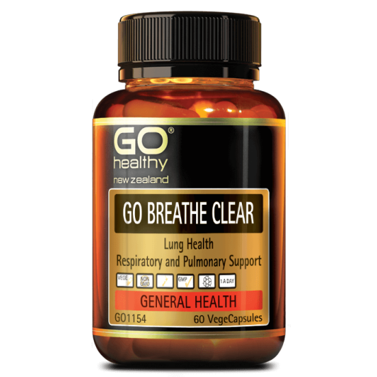 GO Healthy GO Breathe Clear 60 Capsules