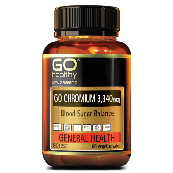 GO Healthy GO Chromium 3340mcg 60 Capsules