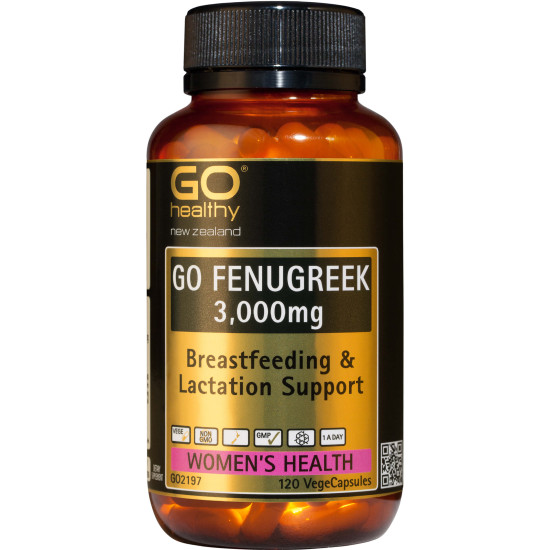 GO Healthy GO Fenugreek 120 Capsules