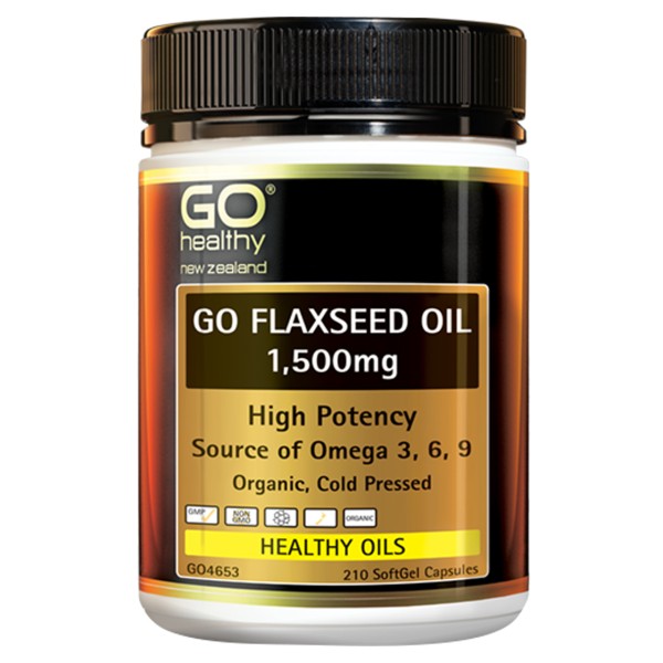 GO Healthy GO Flaxseed Oil 1500mg 210 Capsules