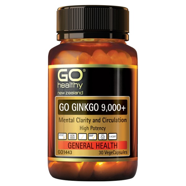 GO Healthy GO Ginkgo 9000+ 30 Capsules