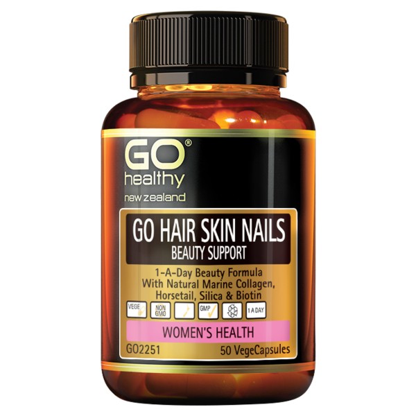 GO Healthy GO Hair Skin Nails 50 Capsules