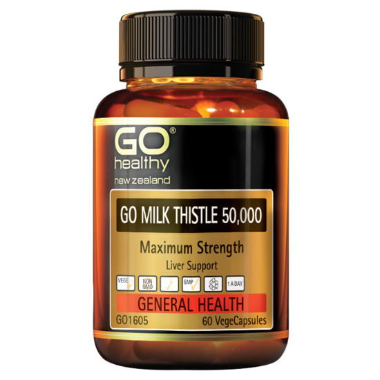 GO Healthy GO Milk Thistle 60 Capsules