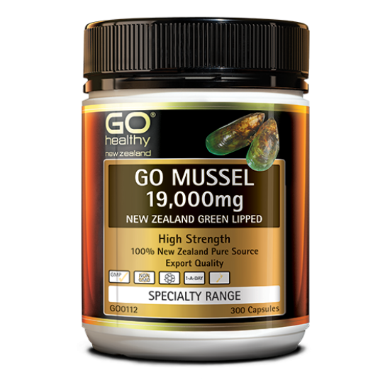 GO Healthy GO Mussel 19000mg Capsules