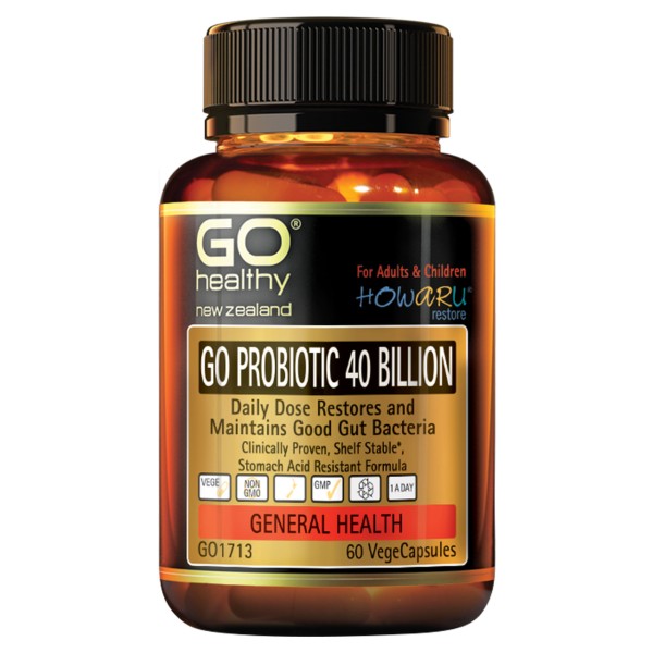 GO Healthy GO Probiotic 40 Billion Capsules