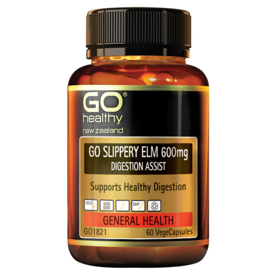 GO Healthy GO Slippery Elm 60 Capsules