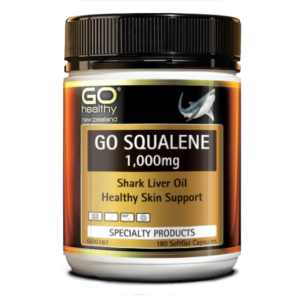 GO Healthy GO Squalene 1000mg Capsules